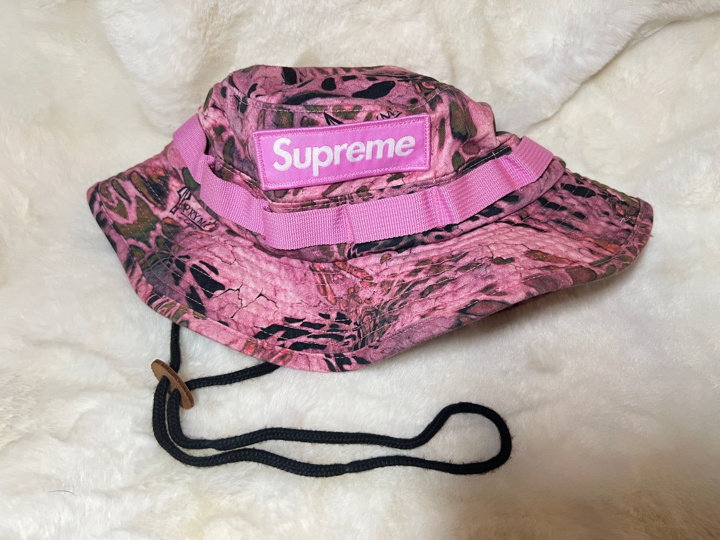 Supreme SS22 Pink Camo Boonie Hat (S/M)