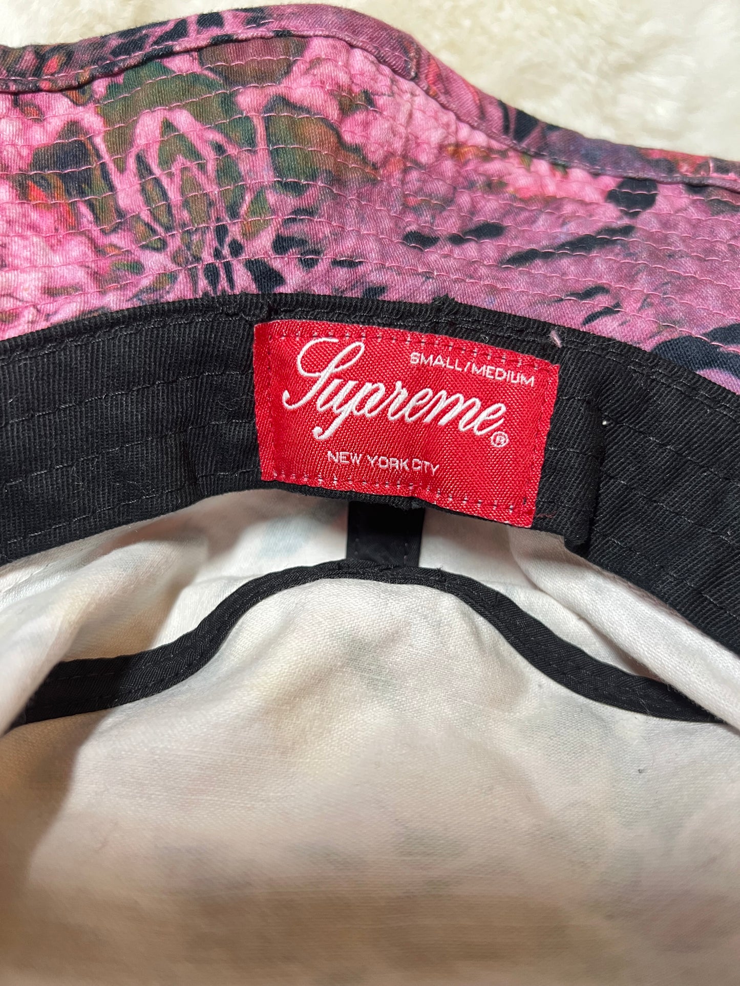 Supreme SS22 Pink Camo Boonie Hat (S/M)