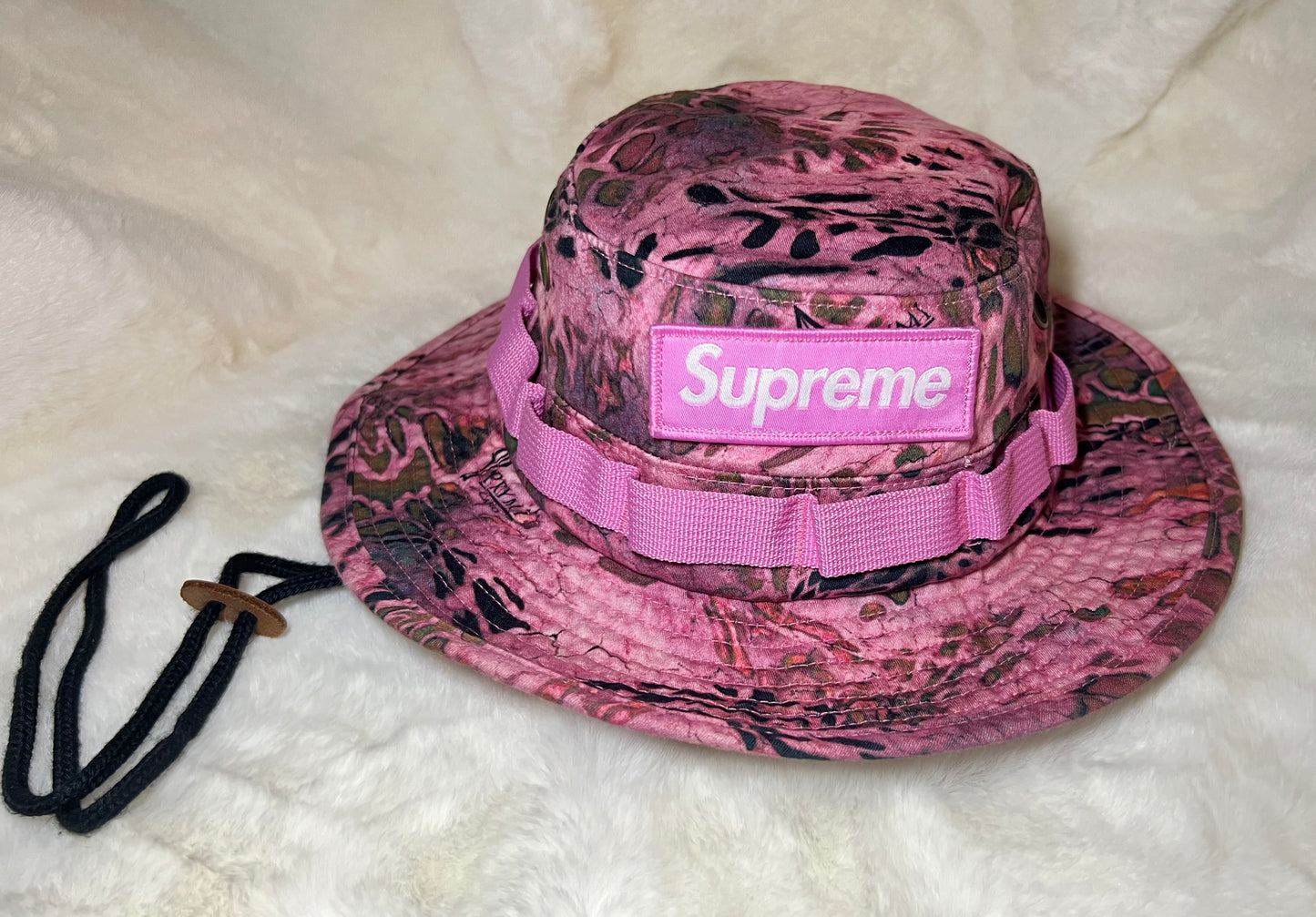 Supreme SS22 Pink Camo Boonie Hat (S/M)