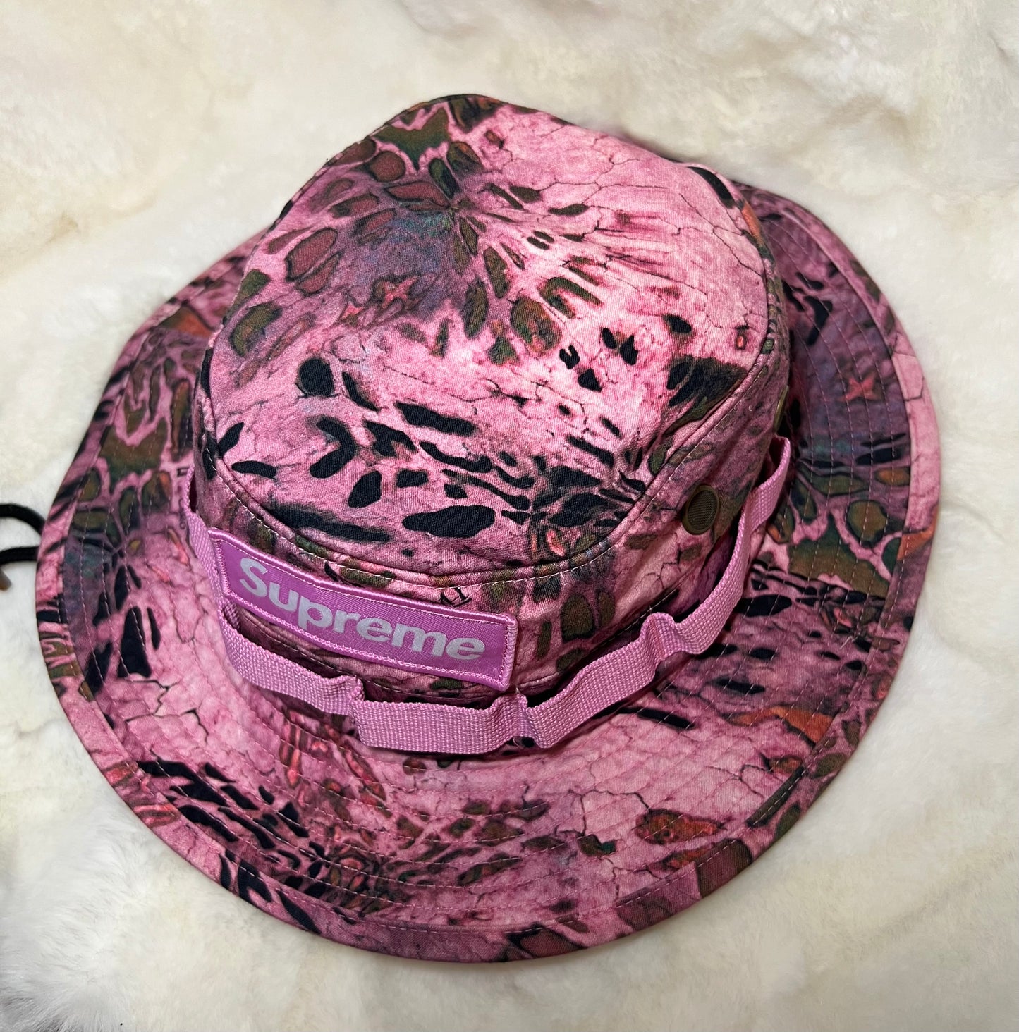 Supreme SS22 Pink Camo Boonie Hat (S/M)