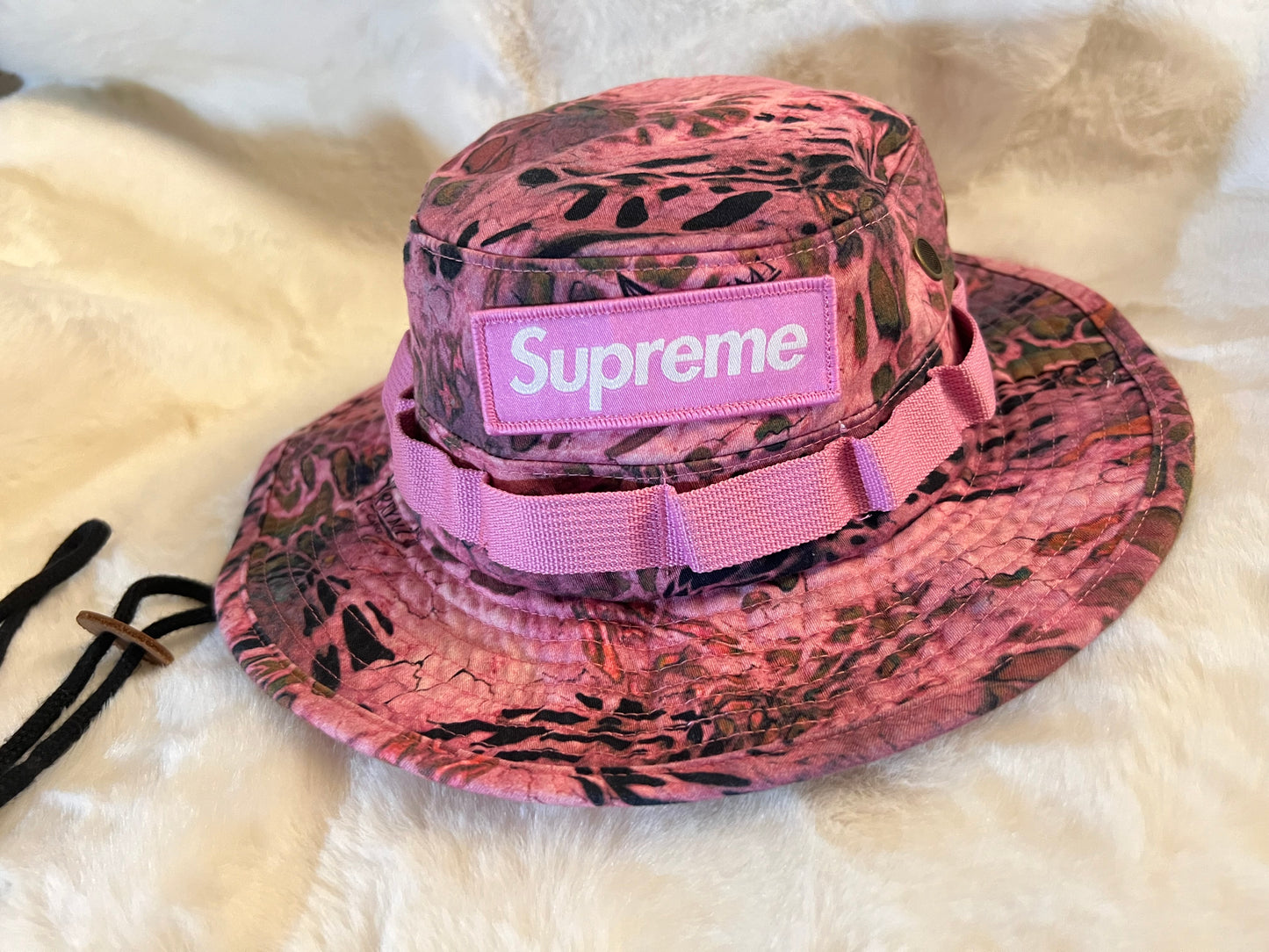 Supreme SS22 Pink Camo Boonie Hat (S/M)